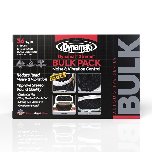 Main product image for Dynamat Xtreme 10455 18"x32" Sound Deadener Bulk Pack 9 Sheets 36 sq ft260-580